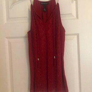 INC rayon/nylon tank top